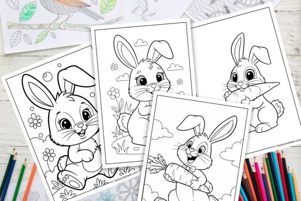 Rabbit Coloring Page