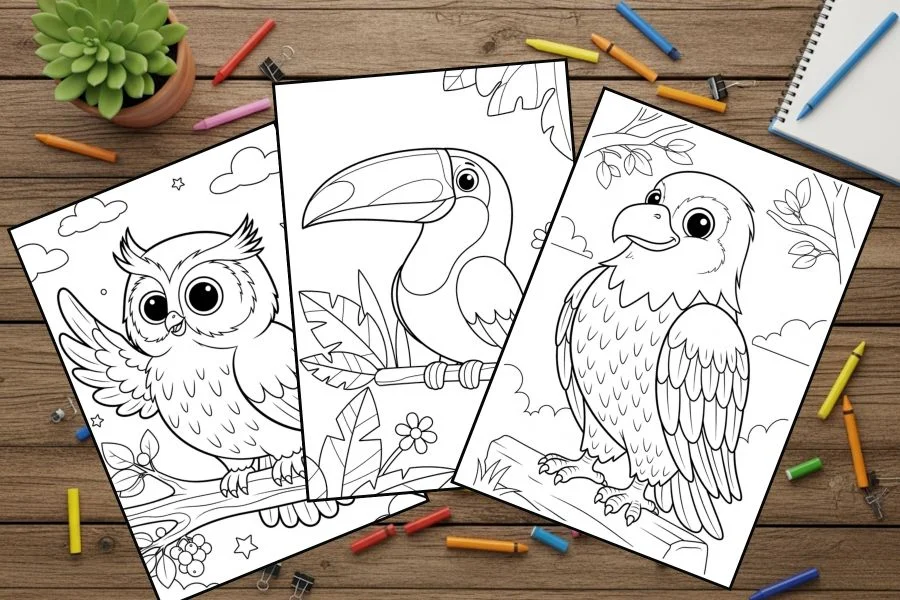 Bird Coloring Pages
