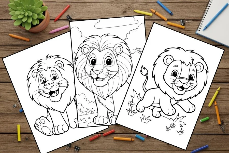 Lion Coloring Pages
