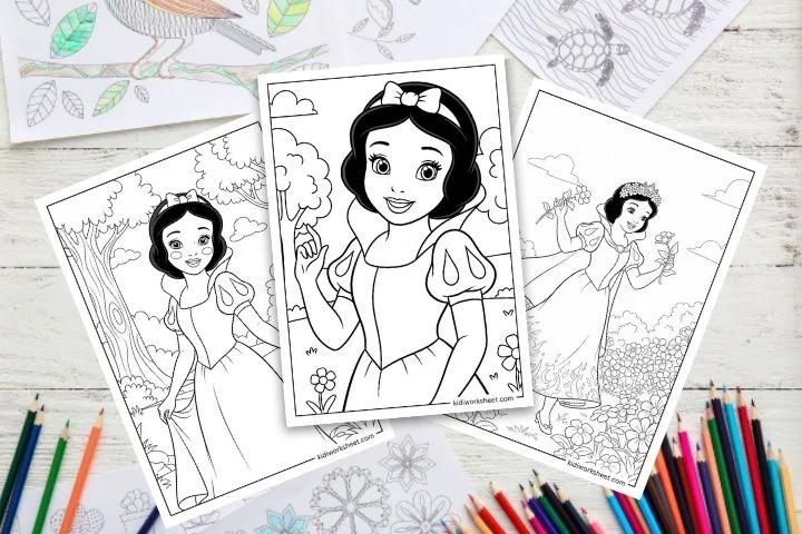 Snow White Coloring Pages
