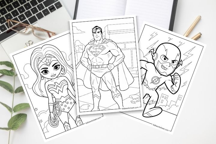 DC Superheroes Coloring