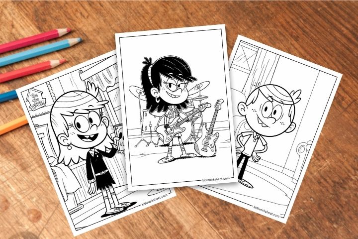  The Loud House Coloring Pages