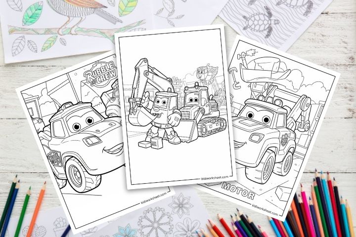 Rubble & Crew Coloring