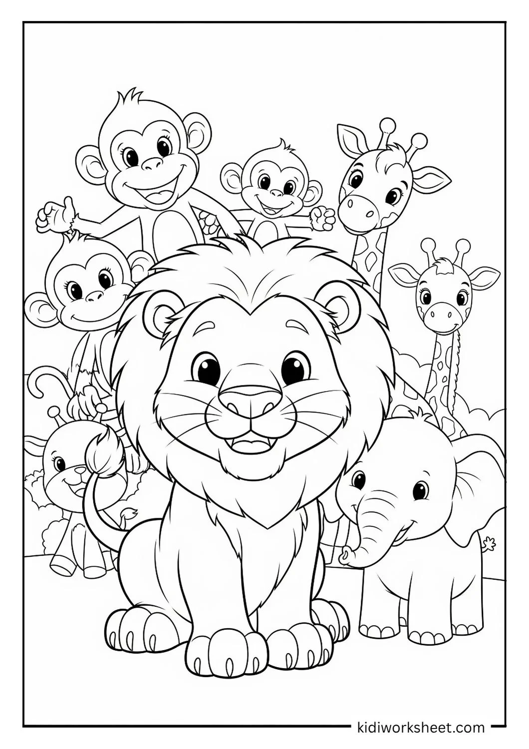 Safari animal group