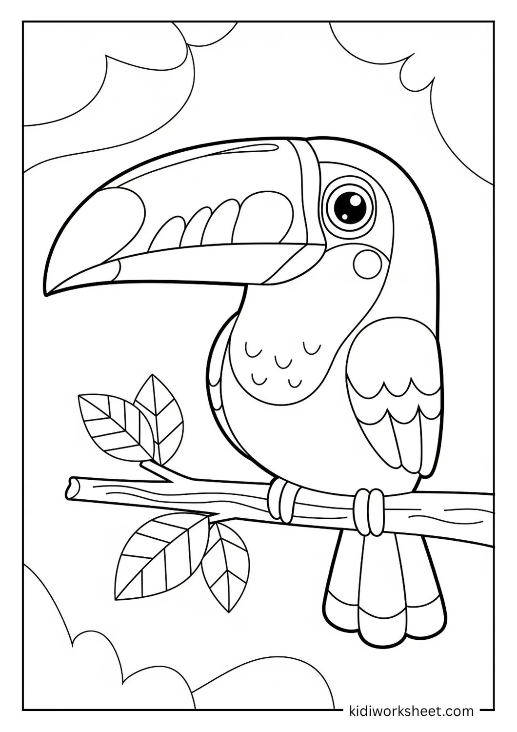 Happy toucan bird