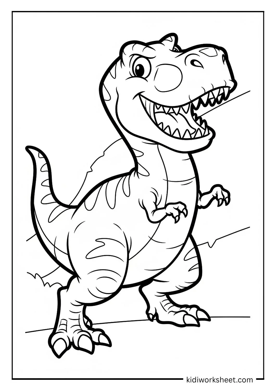 Roaring T-Rex dinosaur
