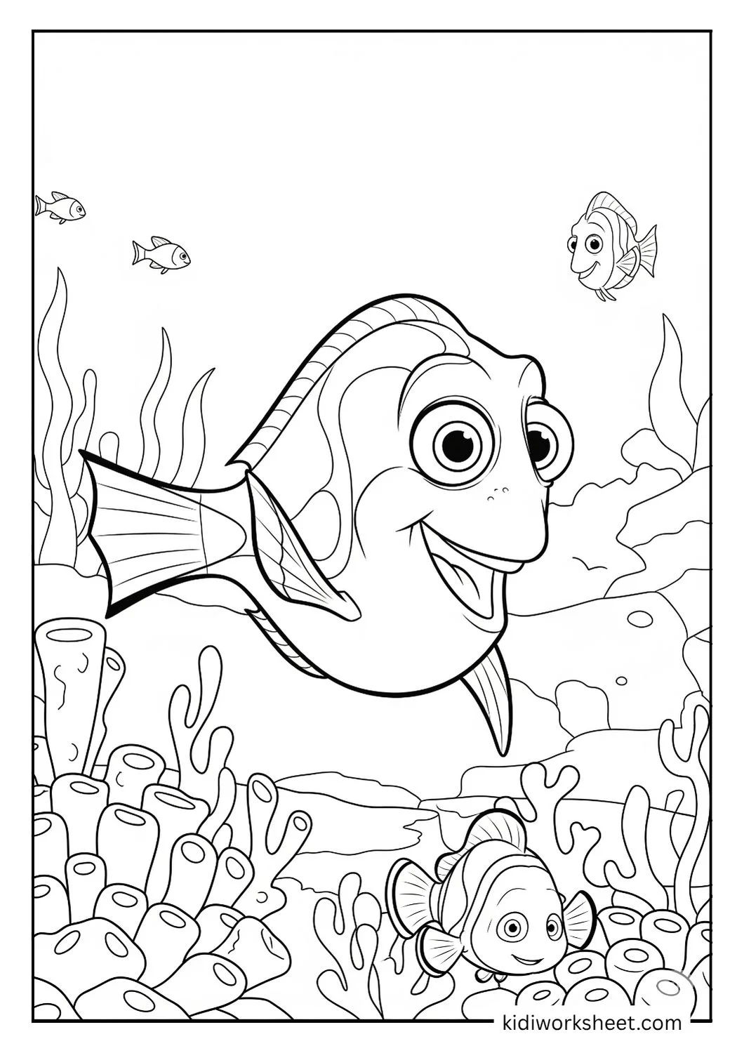Underwater fish scene