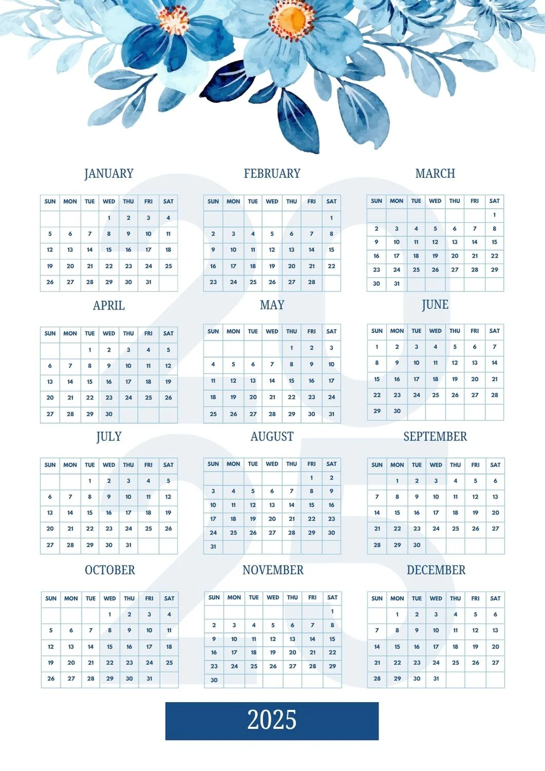 Calendar 2025 v21