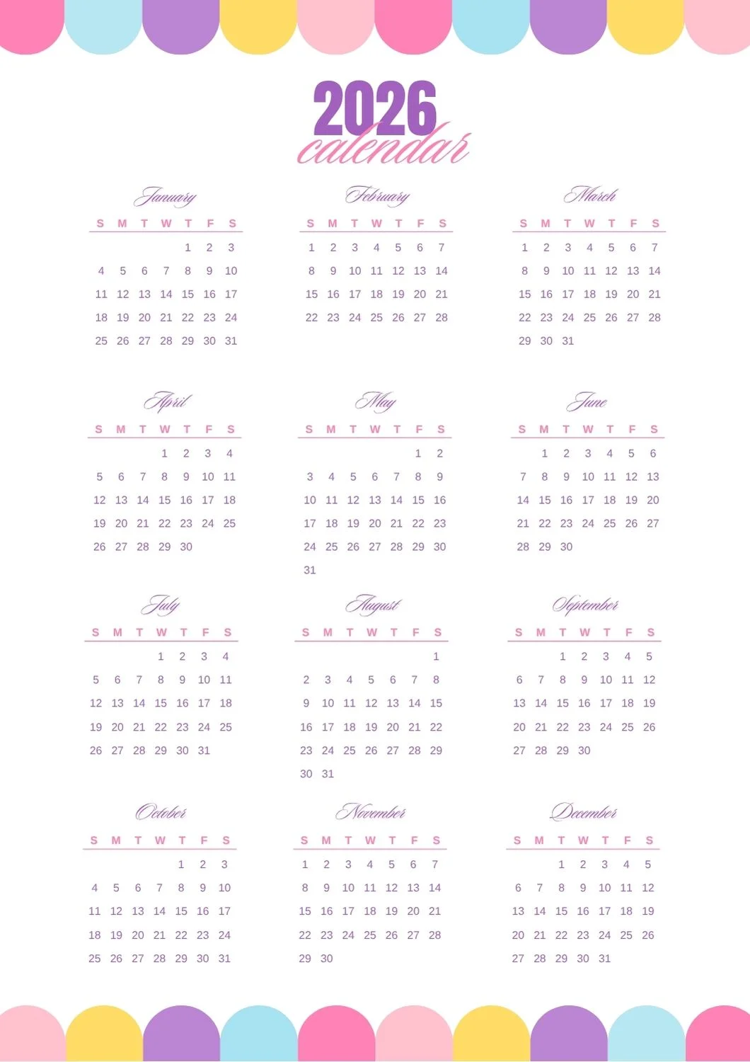 Calendar 2025 v23
