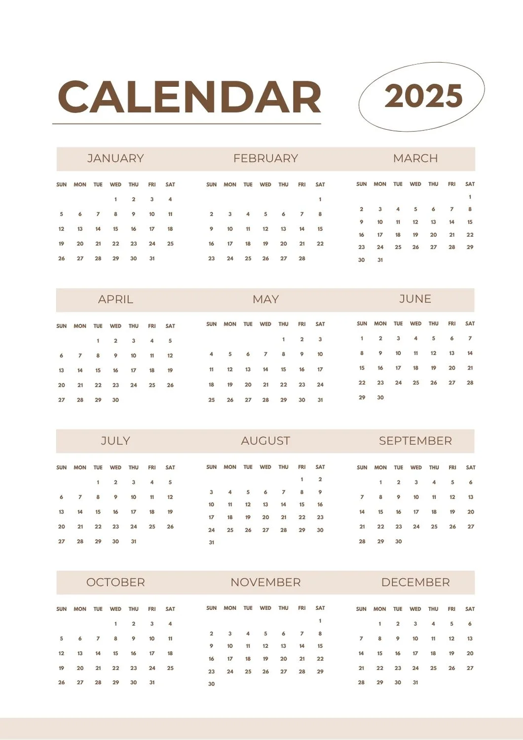 Calendar 2025 v27