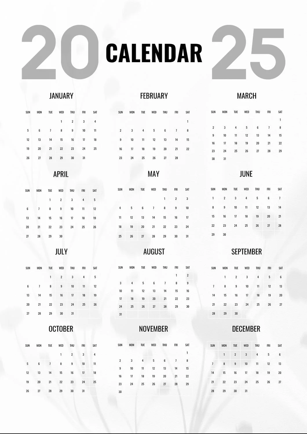 Calendar 2025 v29