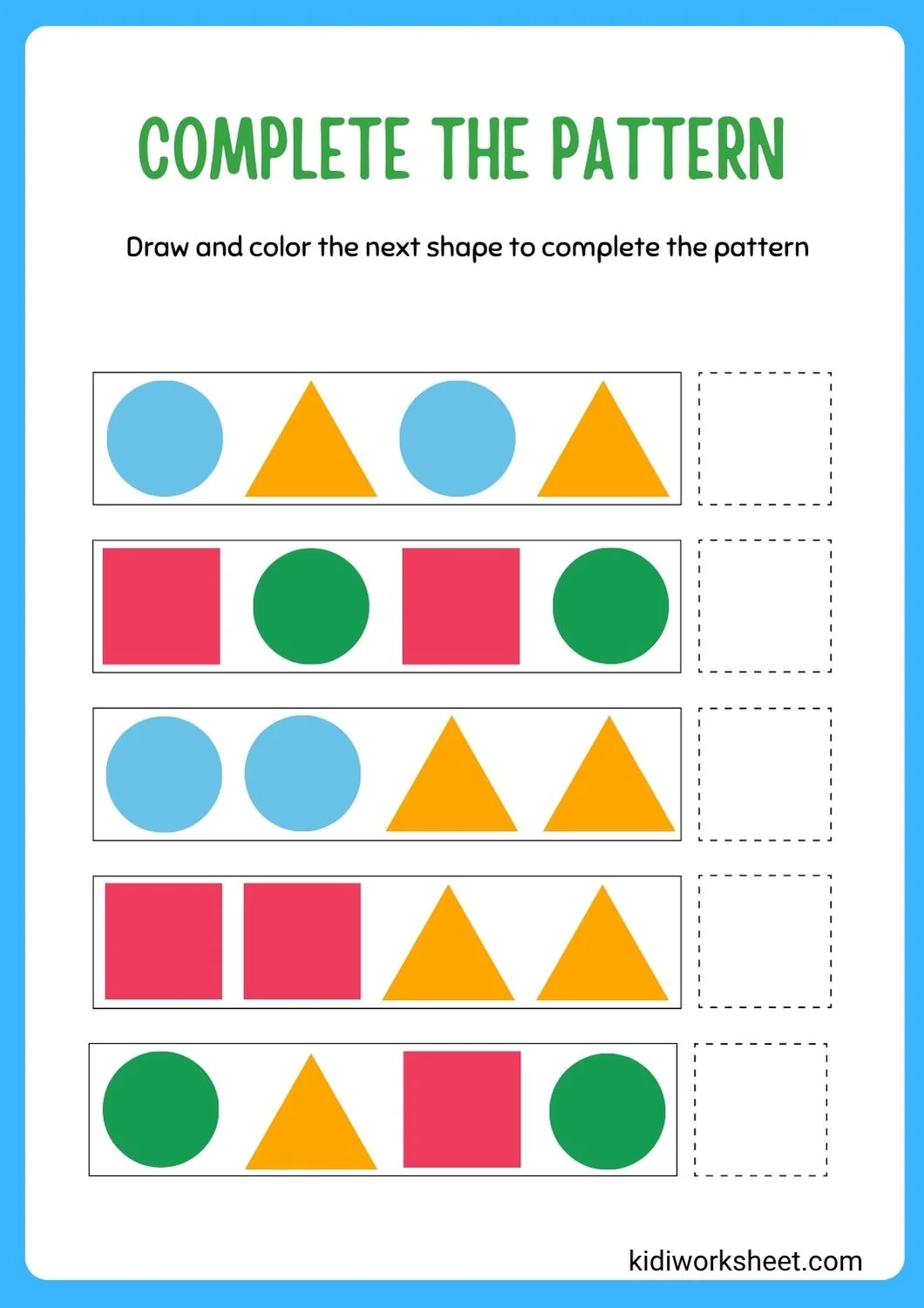 Complete the Pattern