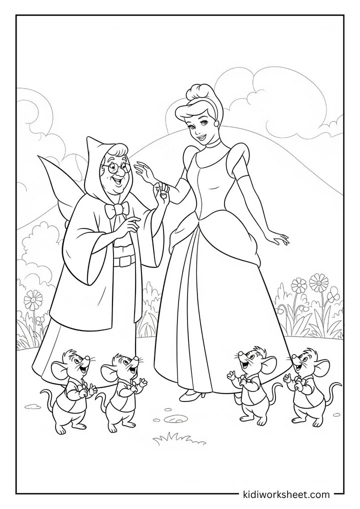 Cinderella and Fairy Godmother