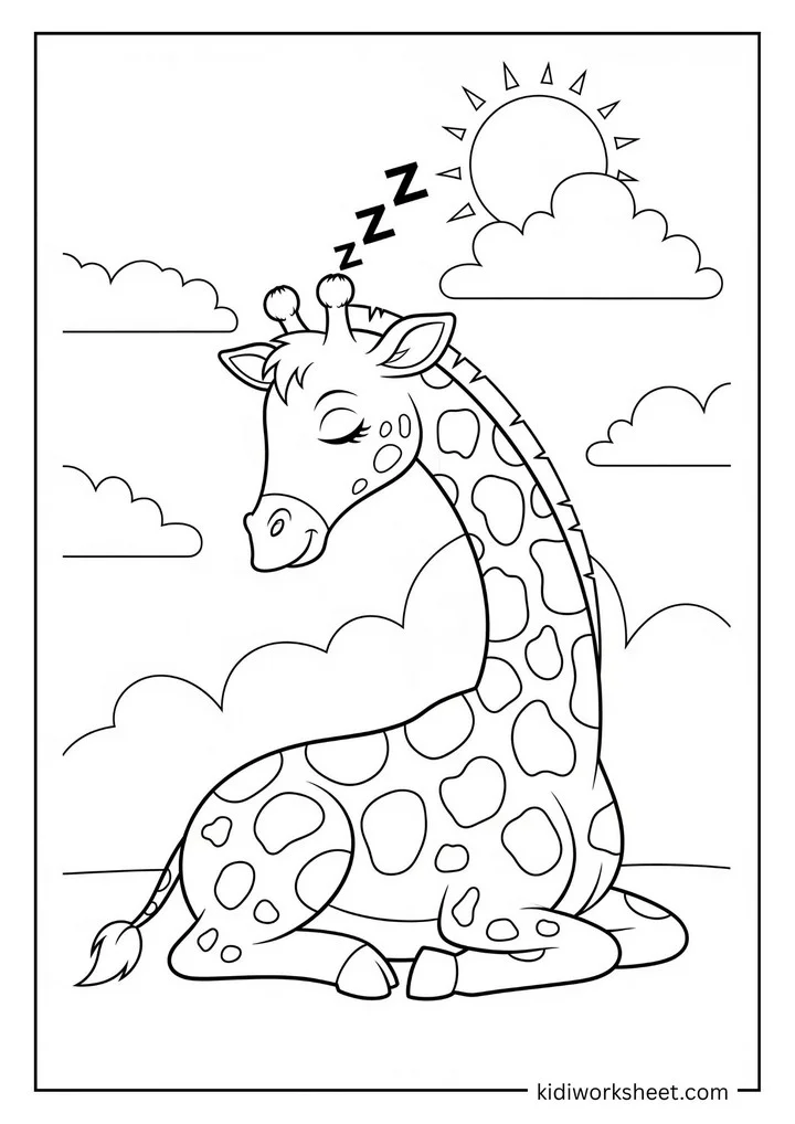 Giraffe in the forest