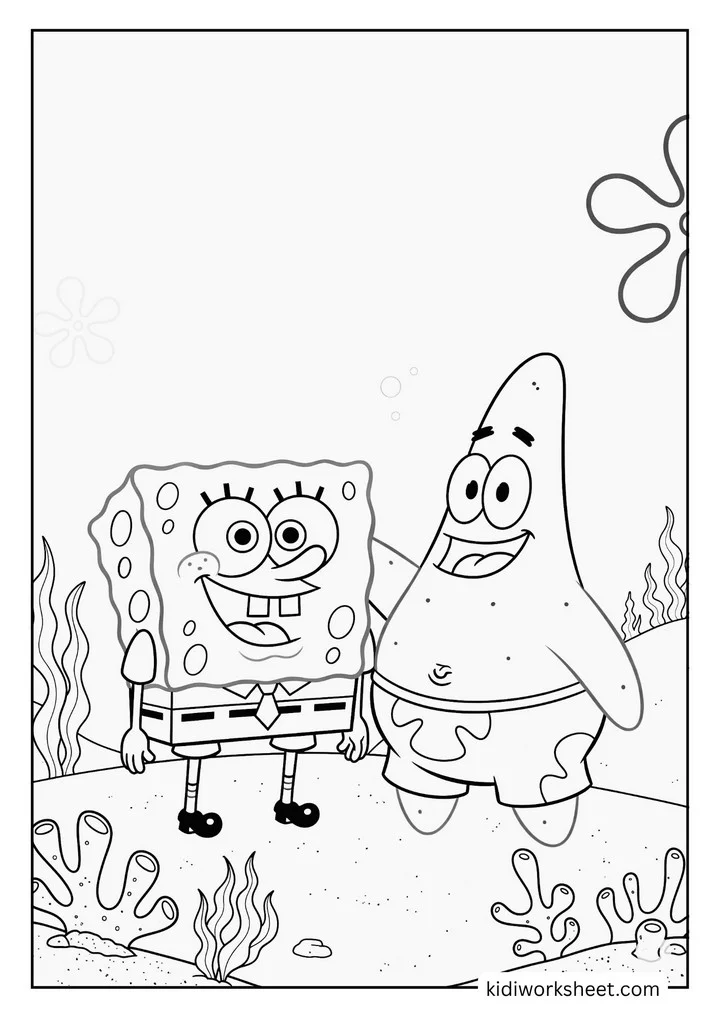 The SpongeBob cast in Bikini Bottom