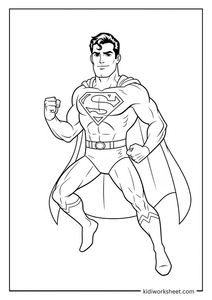 Superman ready to fight