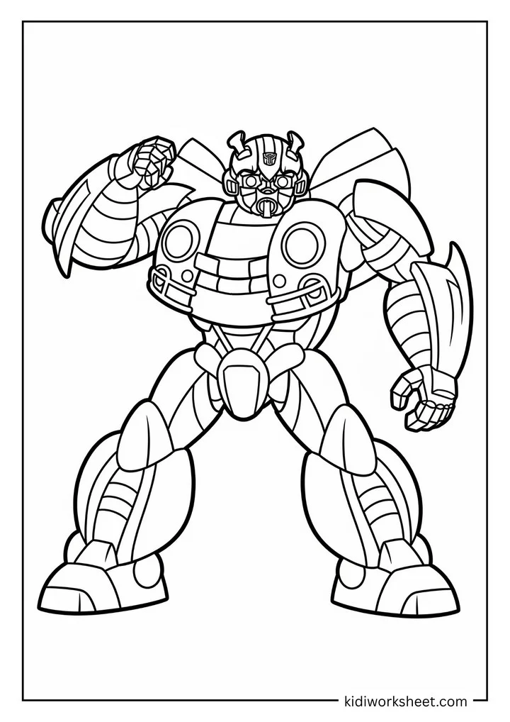A powerful-looking Autobot