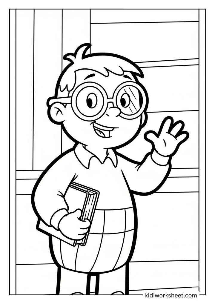 Arthur Read holding a book