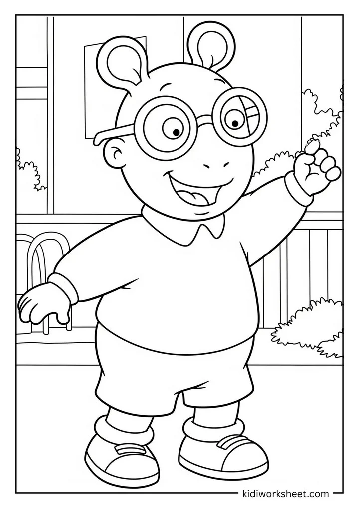 Arthur Read smiling and waving