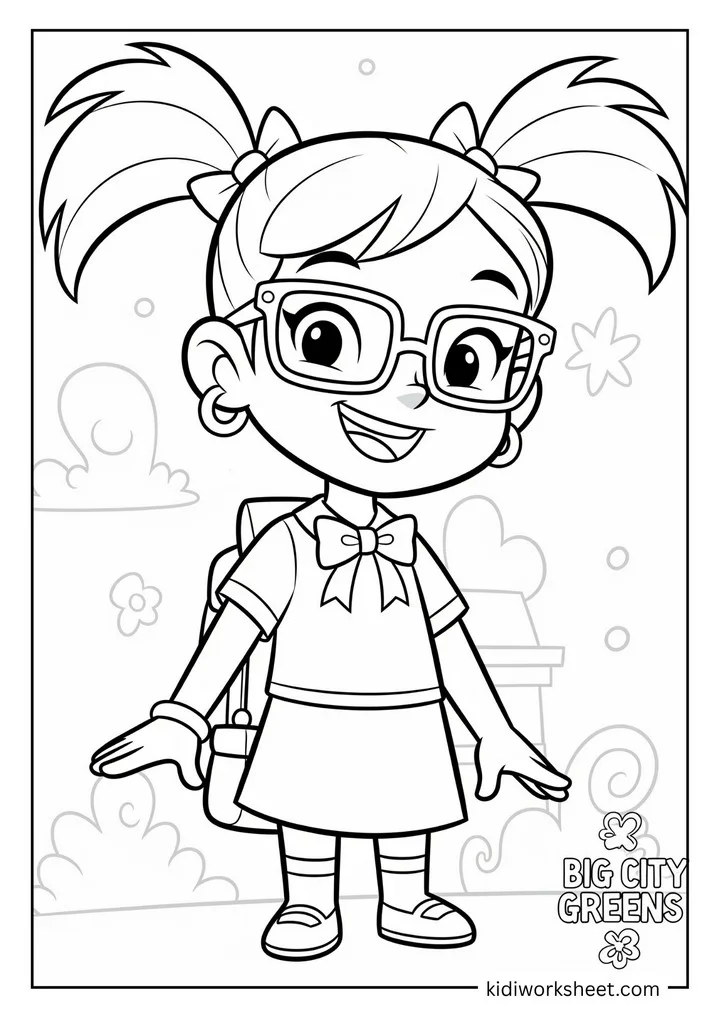 A girl from Big City Greens