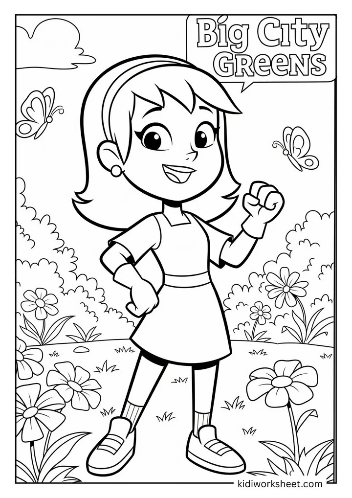 A girl from Big City Greens