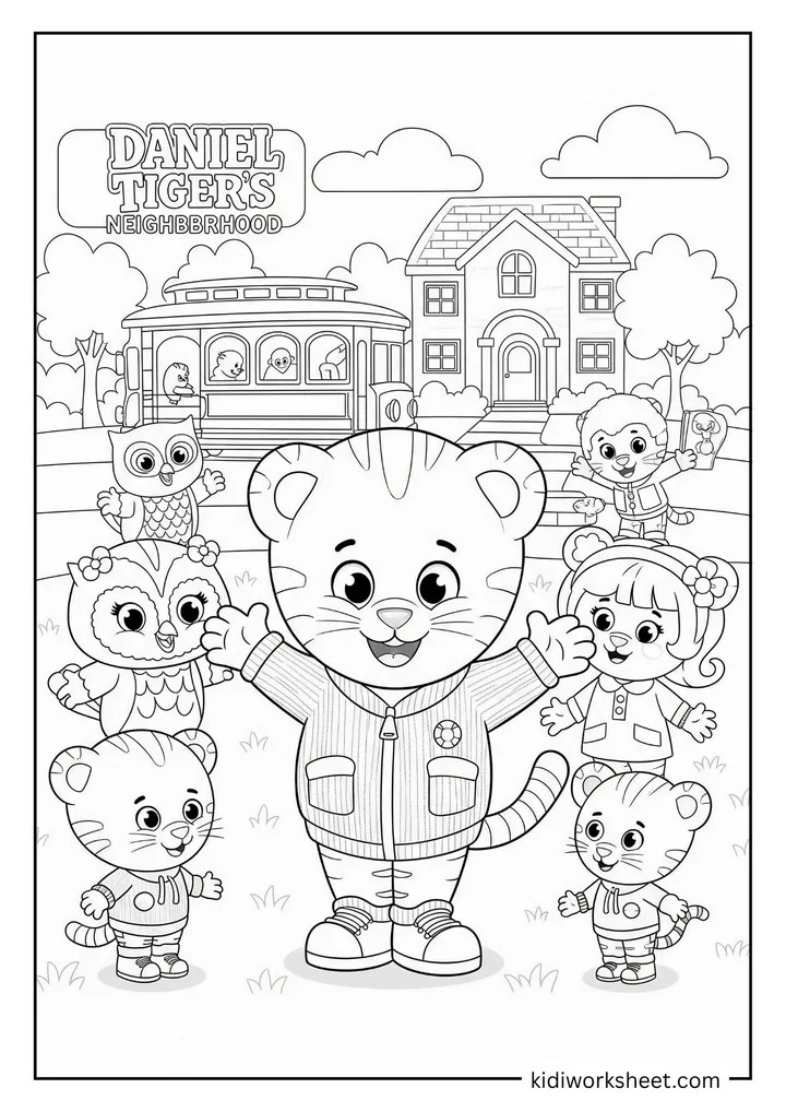 The cast of Daniel Tiger`s Neighborhood