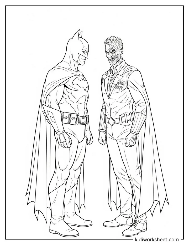 Batman vs Joker Standoff