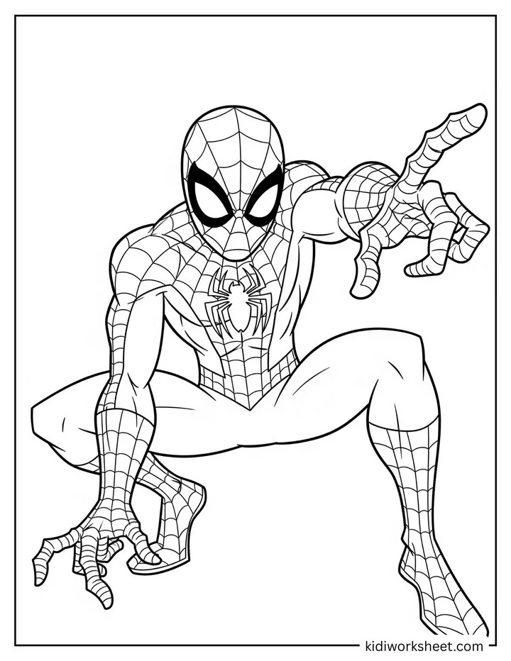 Spiderman Web Shooting Crouch
