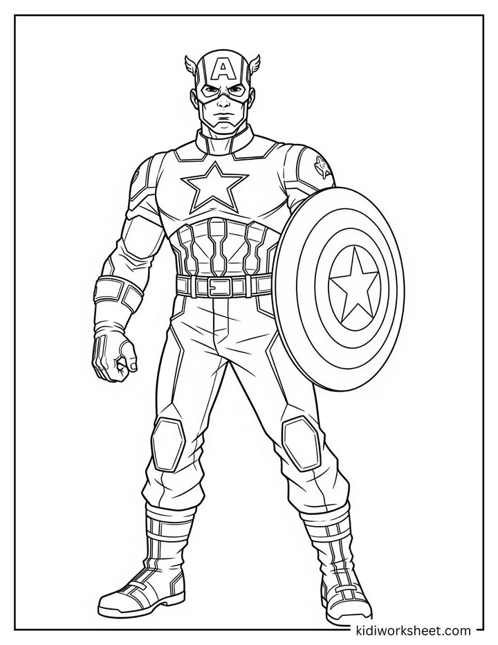 Captain America Standing Pose