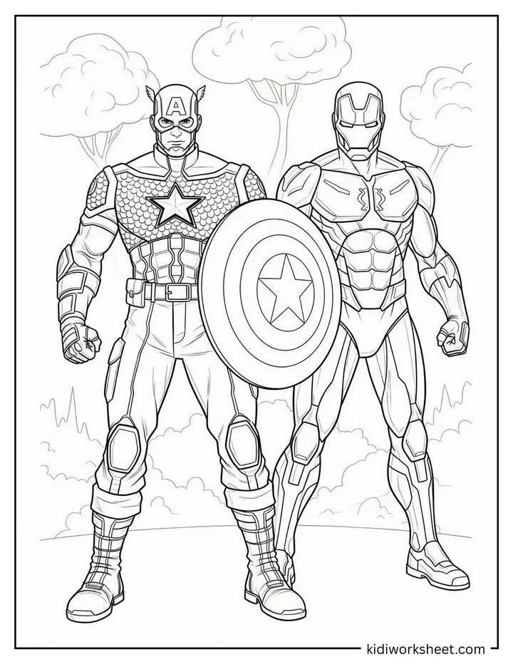 Captain America and Iron Man