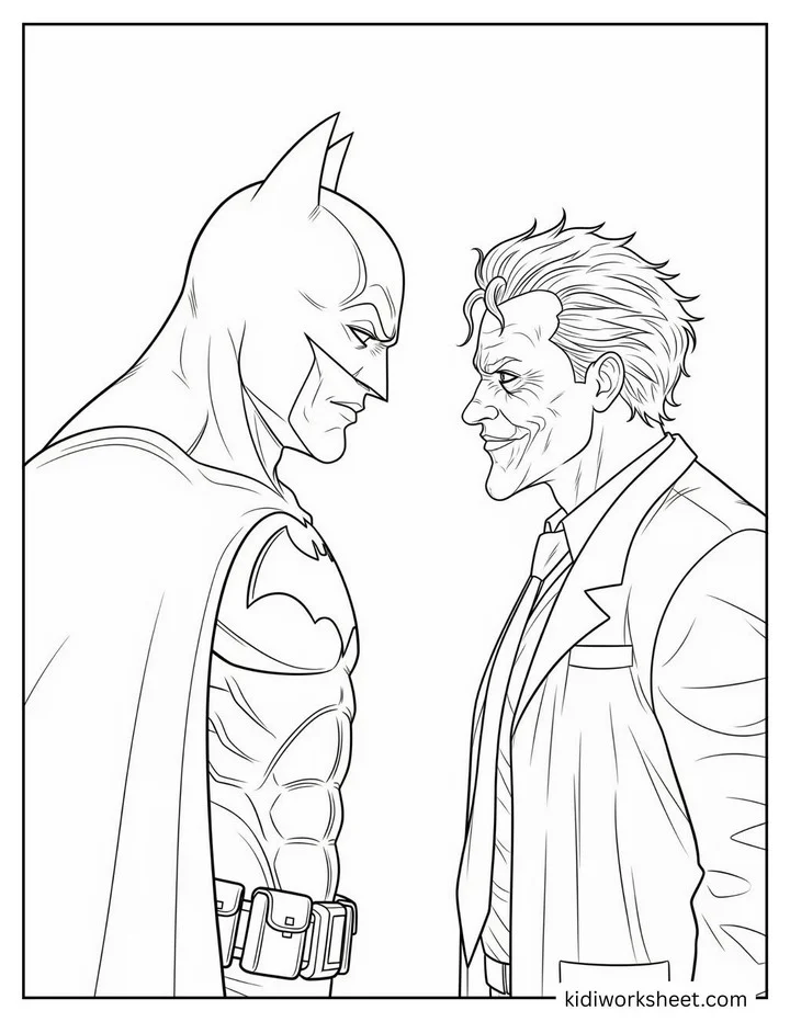 Batman and Joker Face-Off