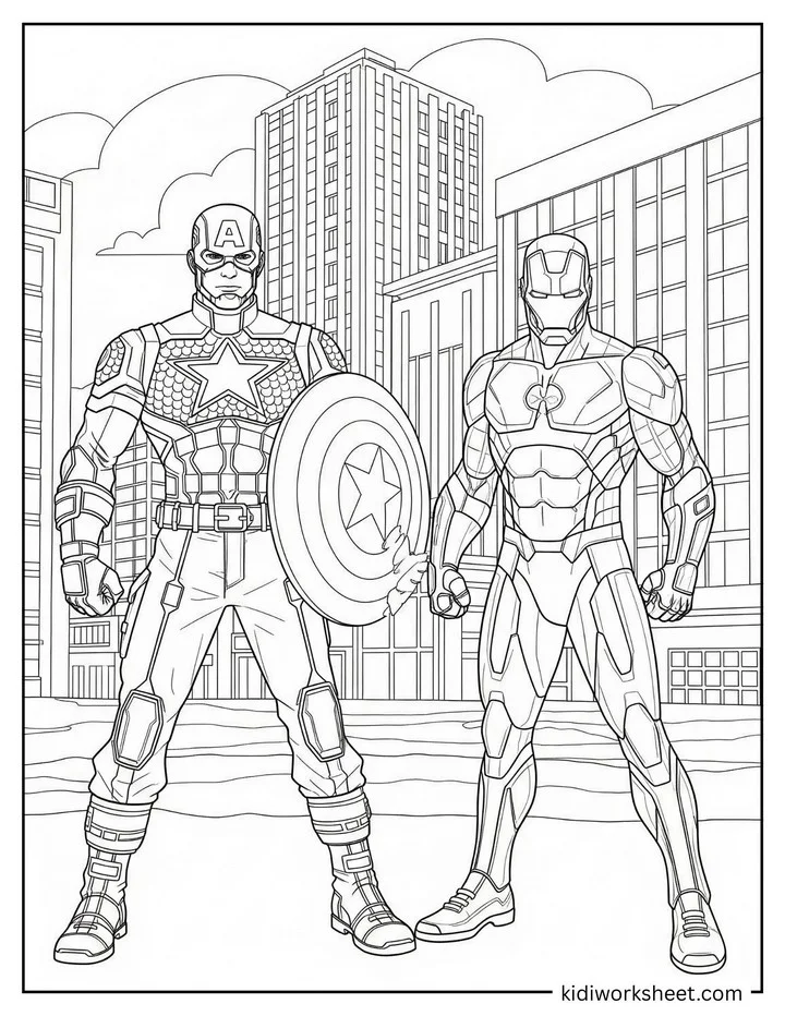 Captain America and Iron Man City