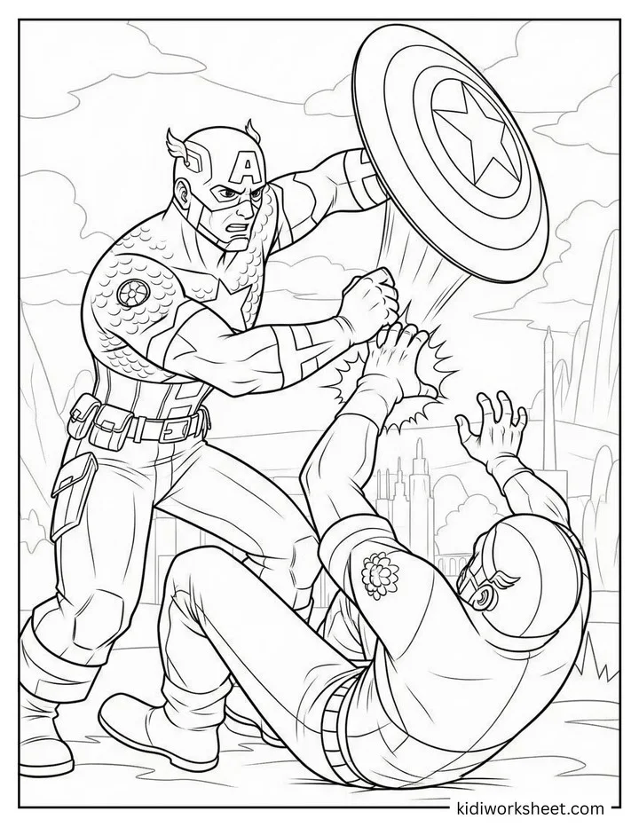 Mighty Captain Kneeling