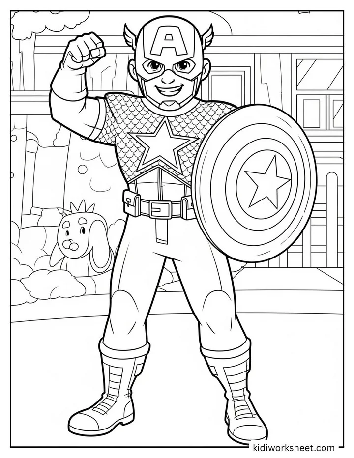 Triumphant Hero Pose