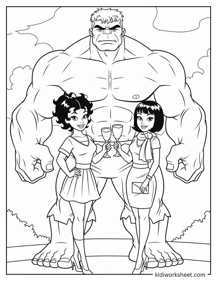 Cute Hulk Smiling