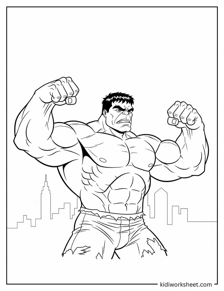 Hulk Flexing Muscles City