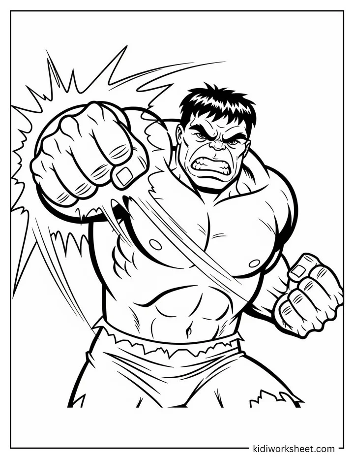 Emotional Hulk Kneeling Down