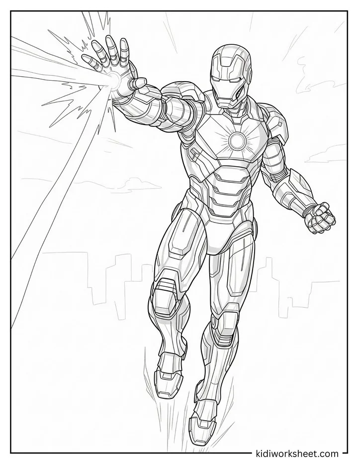 Iron Man Flying Blast