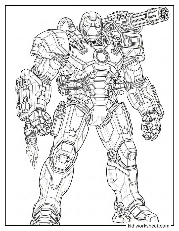 War Machine Armed Stance