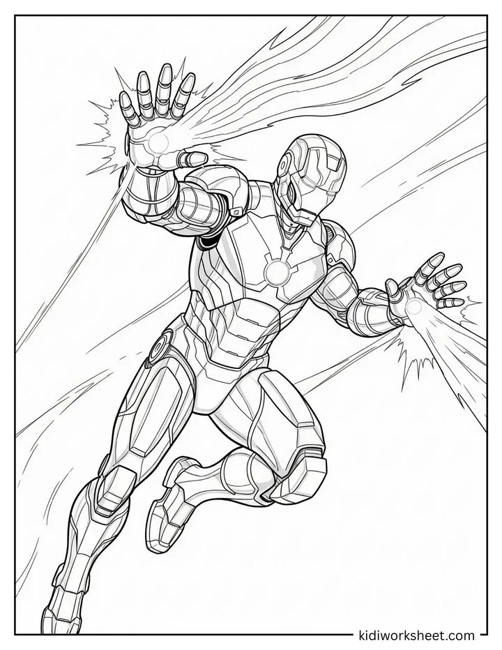 Iron Man Flying Blast