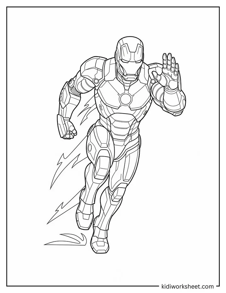 Iron Man Running Charge