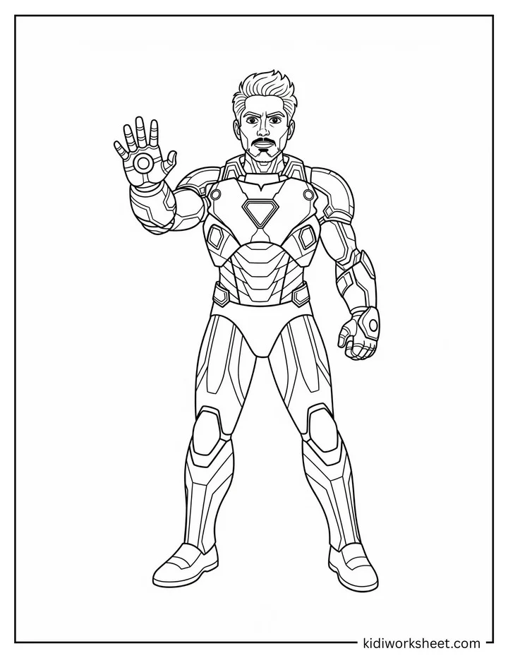 Iron Man Without Helmet