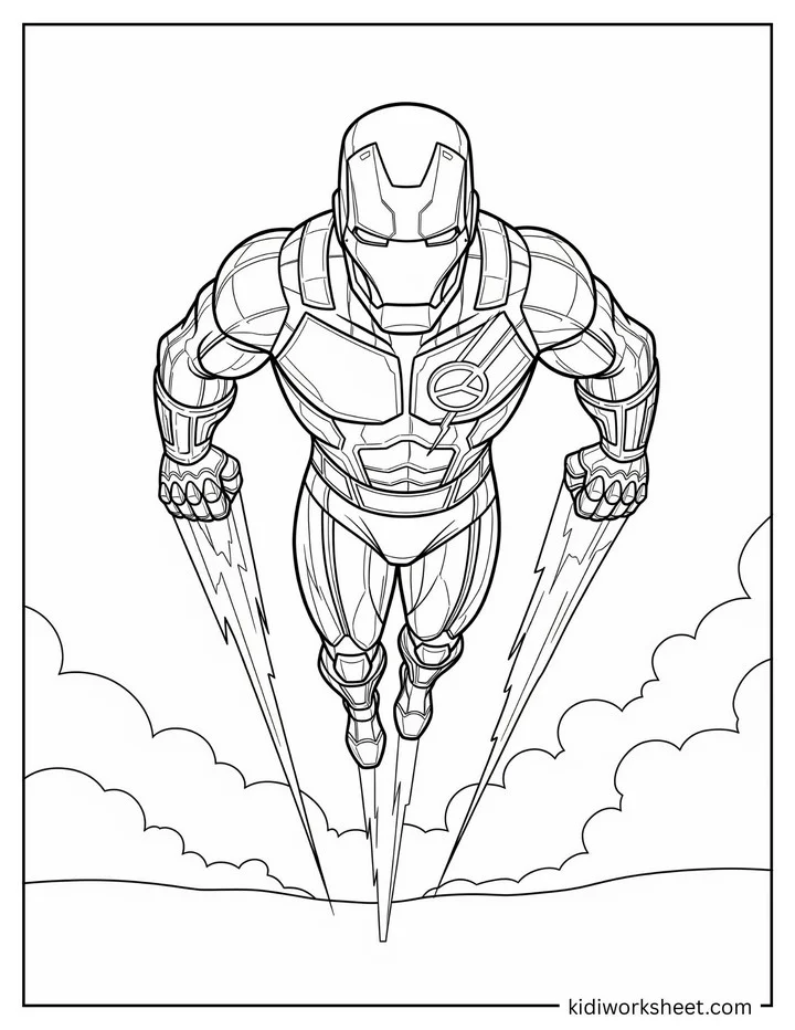 Iron Man Flying Descent