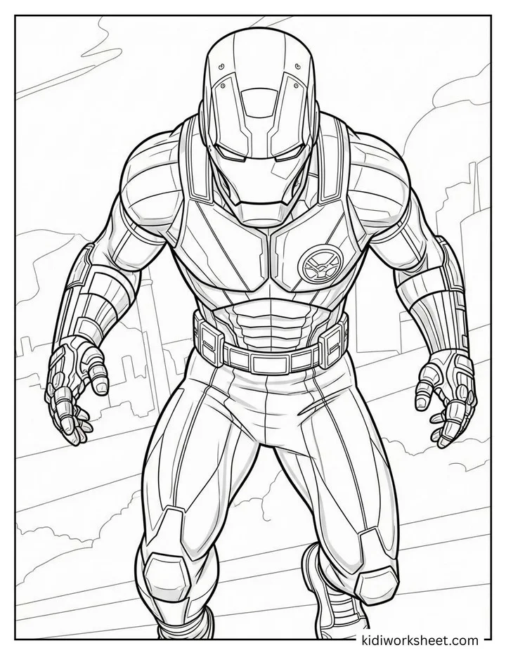 Iron Man Crouching Landing
