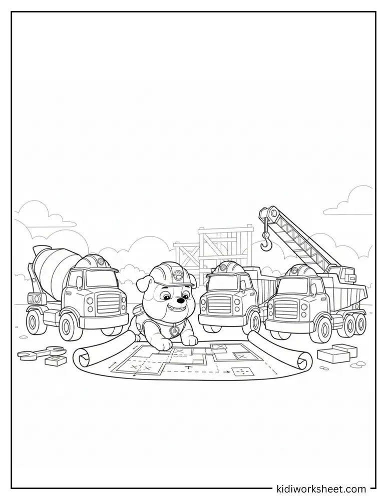 Blank coloring page