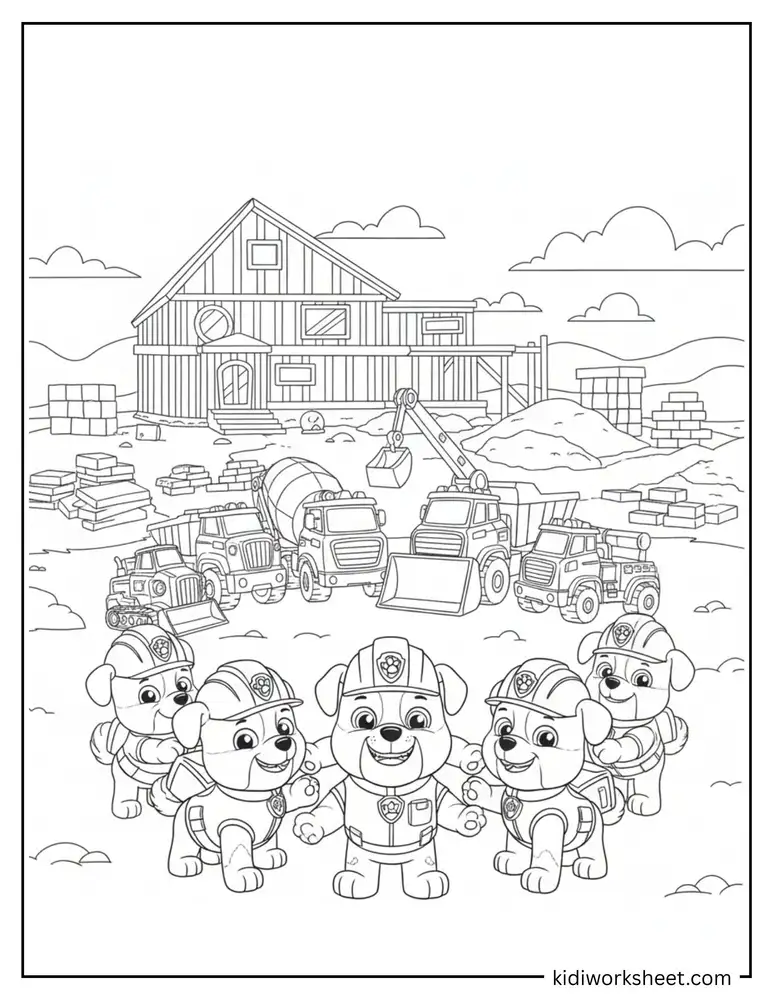 Rubble and crew group picture