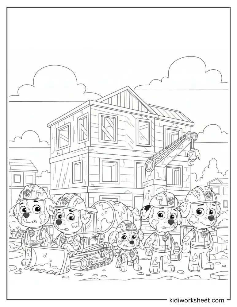 Crew at construction site